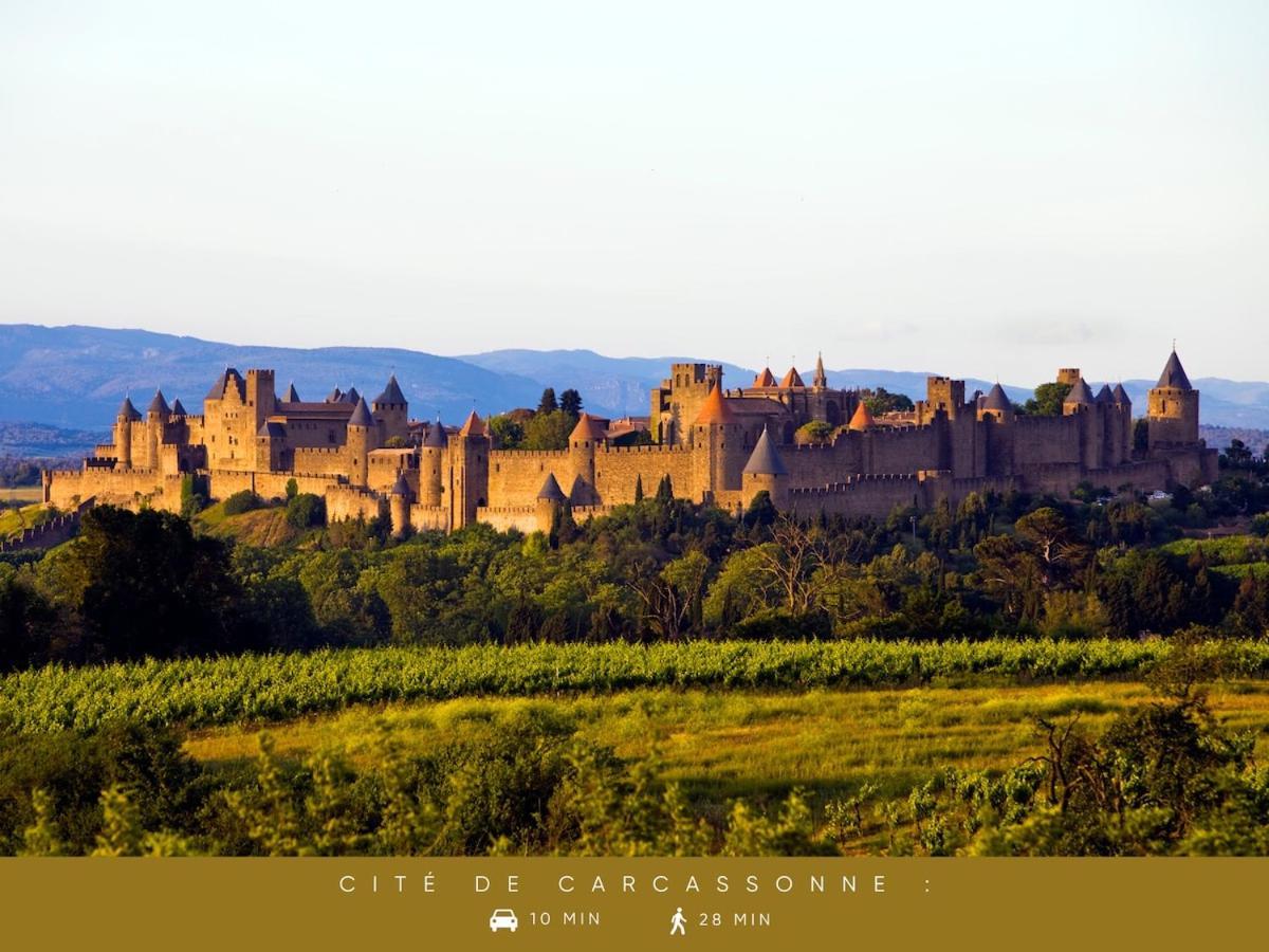 La Citadelle ~ Jacuzzi ~ Terrasse Apartment Carcassonne Exterior photo